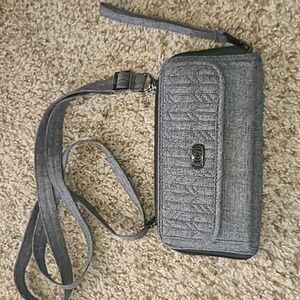 Lug Charcoal Crossbody Bag